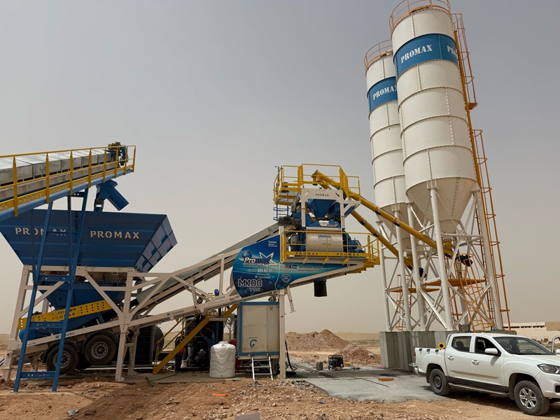 100m³/h Mobil Beton Santrali